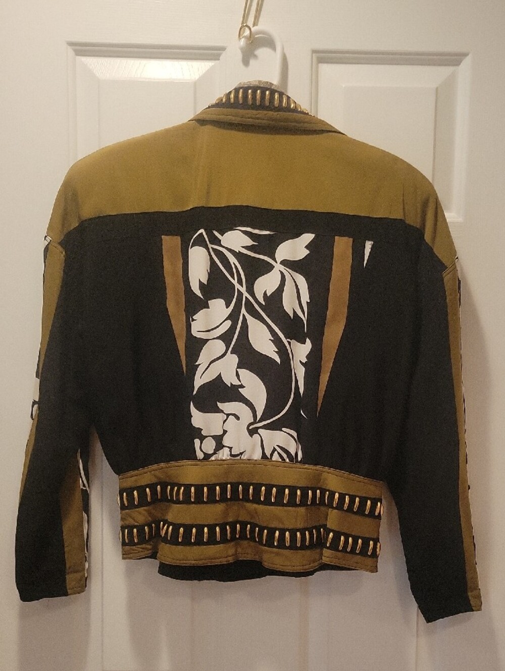 Vintage 90s Caché Studded Western Statement Blazer Jacket - Picture 3 of 3